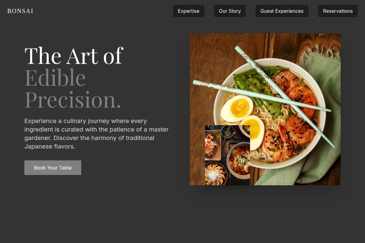 Bonsai Japanese Food